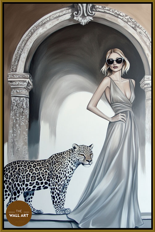 images/products/lady_and_leopard_i/lady_and leopard I_GOLD.jpg